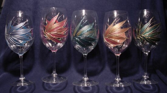 Schiersmann TCA;5 colour Wine Glasses